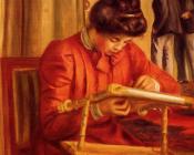 皮埃尔 奥古斯特 雷诺阿 : Christine Lerolle Embroidering